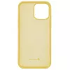 Evelatus Apple iPhone 12 Pro Max Custodia in silicone Premium Soft Touch Giallo