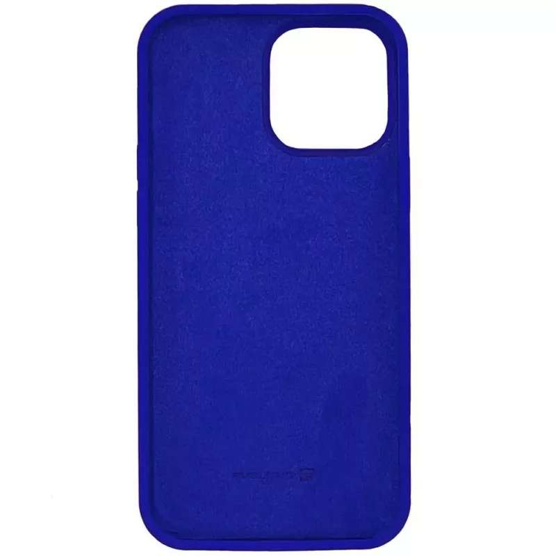 Evelatus Apple iPhone 12 Pro Max Custodia in silicone Premium Soft Touch Blu scuro