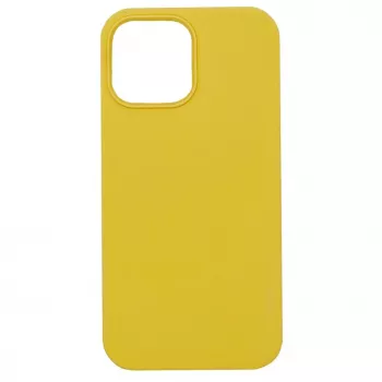 Evelatus Apple iPhone 13 Pro Max Custodia in silicone Premium Soft Touch Giallo