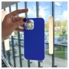 Evelatus Apple iPhone 13 Pro Max Custodia in silicone Premium Soft Touch Blu scuro