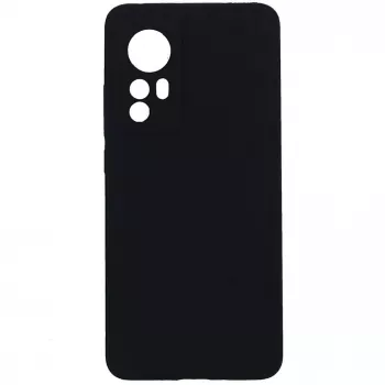 Evelatus Custodia in silicone Premium Soft Touch per Xiaomi 12 / 12X - Nero