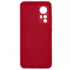 Evelatus Xiaomi 12/12X Custodia in silicone Premium Soft Touch Rosso