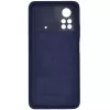 Evelatus Xiaomi Poco X4 Pro 5G Custodia in silicone Premium Soft Touch Blu