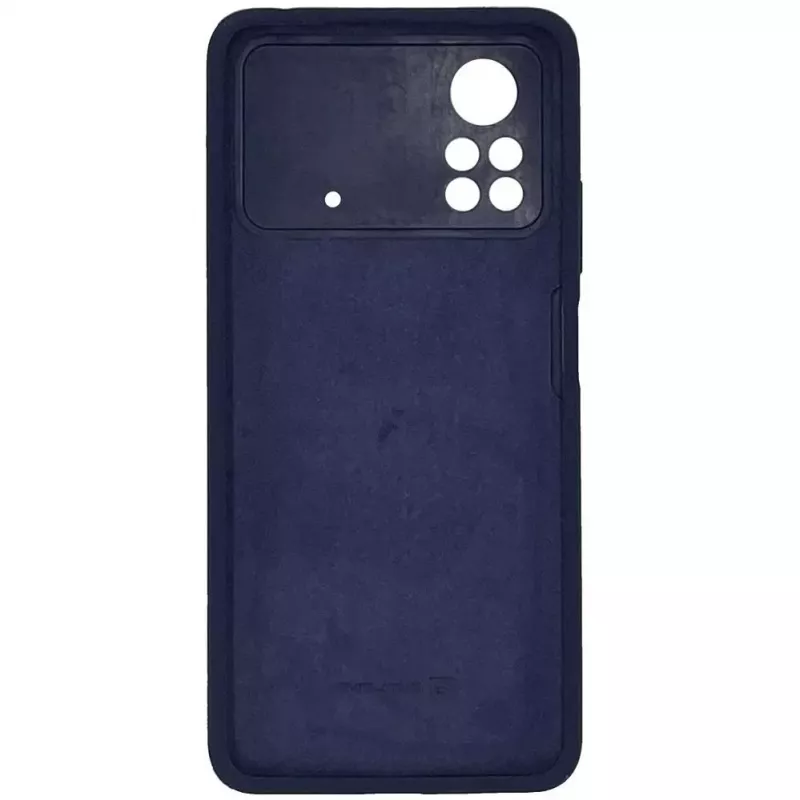Evelatus Xiaomi Poco X4 Pro 5G Custodia in silicone Premium Soft Touch Blu