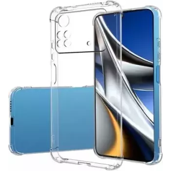 Evelatus Xiaomi Poco M4 Pro Custodia in silicone TPU Military Shockproof Trasparente