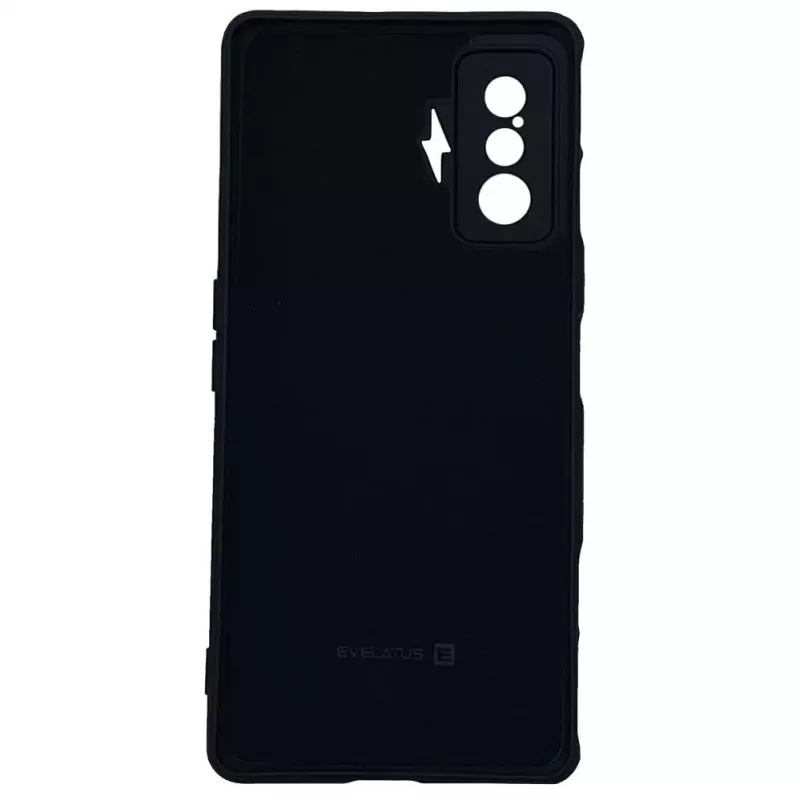 Evelatus Xiaomi Poco F4 GT Custodia in silicone Nano Soft Touch TPU Nero