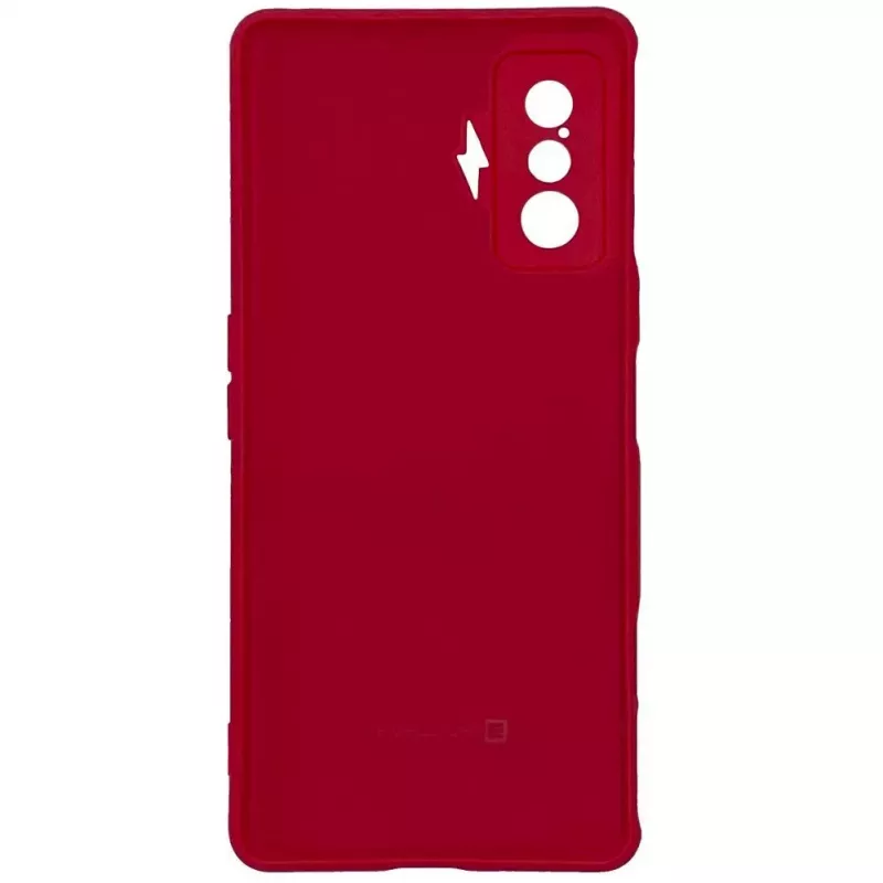 Evelatus Xiaomi Poco F4 GT Custodia in silicone Nano Soft Touch TPU Rosso