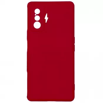 Evelatus Xiaomi Poco F4 GT Custodia in silicone Nano Soft Touch TPU Rosso