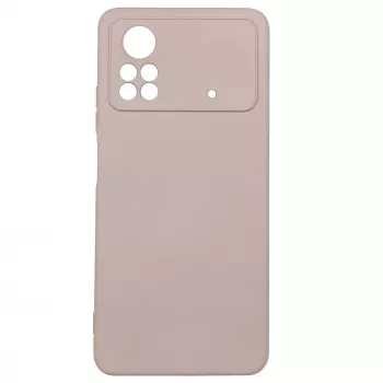 Evelatus Xiaomi Poco X4 Pro 5G Custodia in silicone nano Soft Touch TPU beige