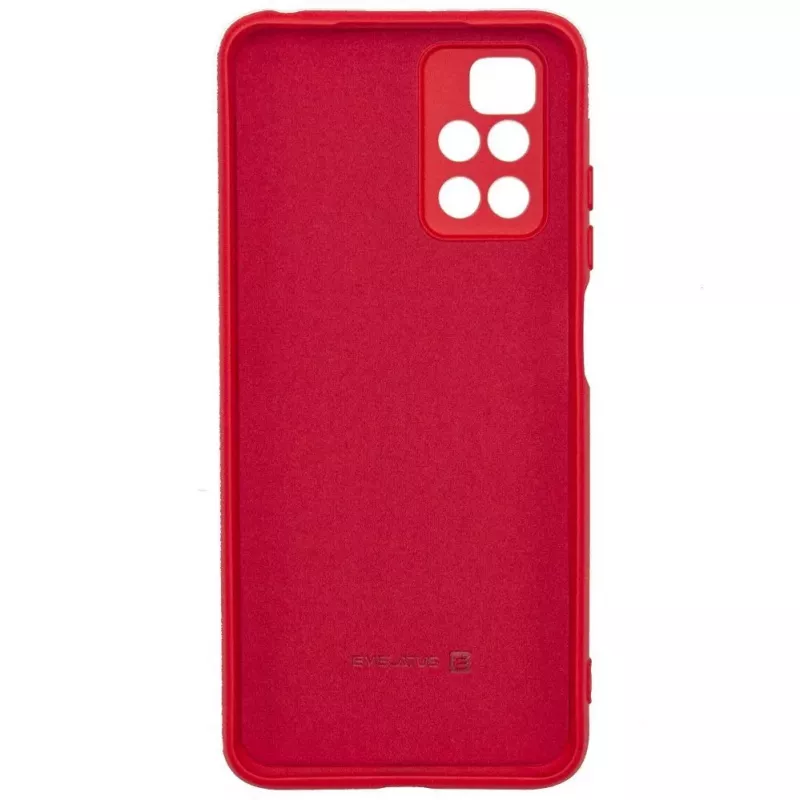 Evelatus Xiaomi Poco M4 Pro 5G Custodia in silicone nano Soft Touch TPU rosso