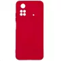 Evelatus Xiaomi Poco M4 Pro Custodia in silicone nano Soft Touch TPU rosso