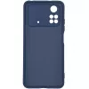 Evelatus Xiaomi Poco M4 Pro Custodia in silicone nano Soft Touch TPU blu