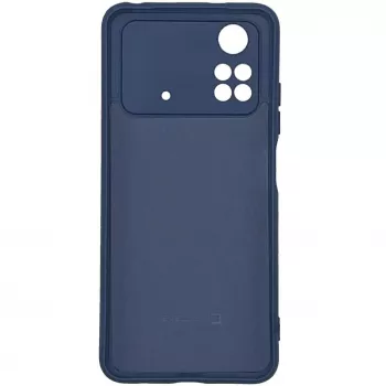 Evelatus Xiaomi Poco M4 Pro Custodia in silicone nano Soft Touch TPU blu