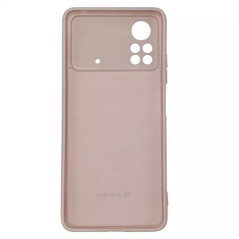 Evelatus Xiaomi Poco M4 Pro Custodia in silicone nano Soft Touch TPU beige