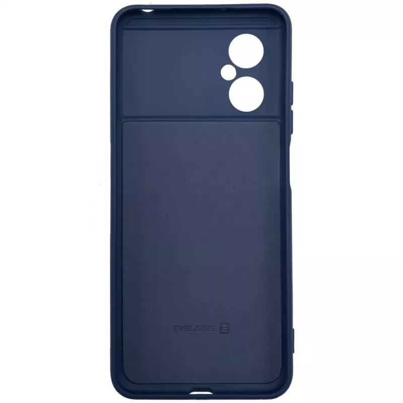Evelatus Xiaomi Poco M4 5G Custodia in silicone nano Soft Touch TPU blu