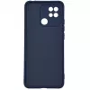 Evelatus Xiaomi Redmi 10C / C40 Custodia in silicone nano Soft Touch TPU blu