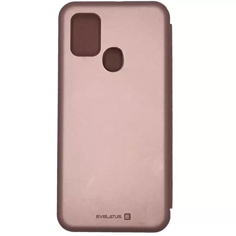 Evelatus Samsung Galaxy A21s Custodia a libro oro rosa