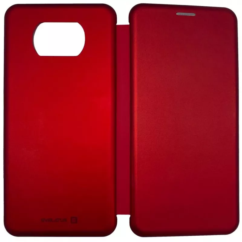 Evelatus Xiaomi Poco X3/X3 NFC/X3 Pro Custodia a libro rosso