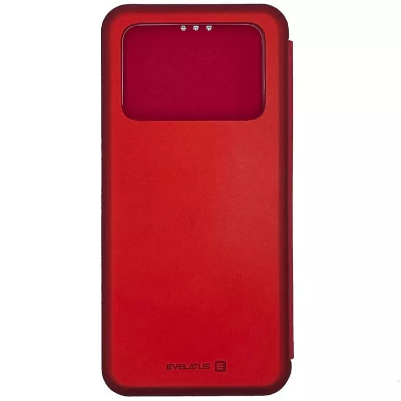 Evelatus Xiaomi Poco X4 Pro 5G Custodia a libro rosso