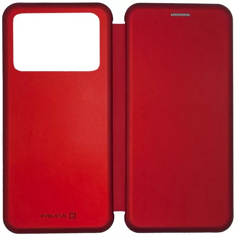 Evelatus Xiaomi Poco X4 Pro 5G Custodia a libro rosso