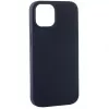 Evelatus Apple iPhone 14 6.1 Custodia in silicone Premium Soft Touch Midnight Blue