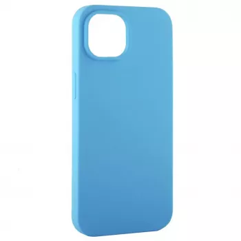 Evelatus Apple iPhone 14 6.1 Custodia in silicone Premium Soft Touch azzurro