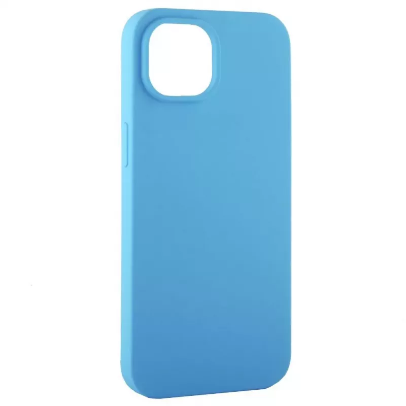 Evelatus Apple iPhone 14 6.1 Custodia in silicone Premium Soft Touch azzurro