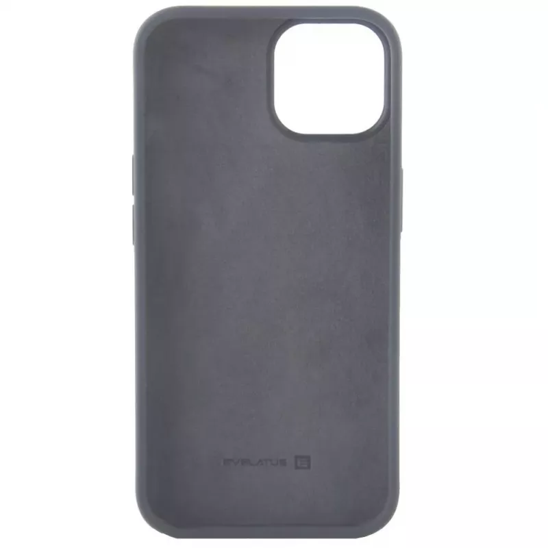 Evelatus Apple iPhone 14 6.1 Custodia in silicone Premium Soft Touch antracite