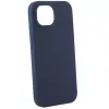 Evelatus Apple iPhone 14 Plus 6.7 Custodia in silicone Premium Soft Touch blu navy