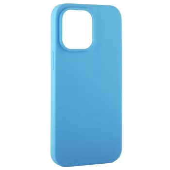 Evelatus Apple iPhone 14 Plus 6.7 Custodia in silicone Premium Soft Touch azzurro