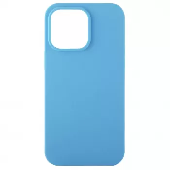 Evelatus Apple iPhone 14 Plus 6.7 Custodia in silicone Premium Soft Touch azzurro