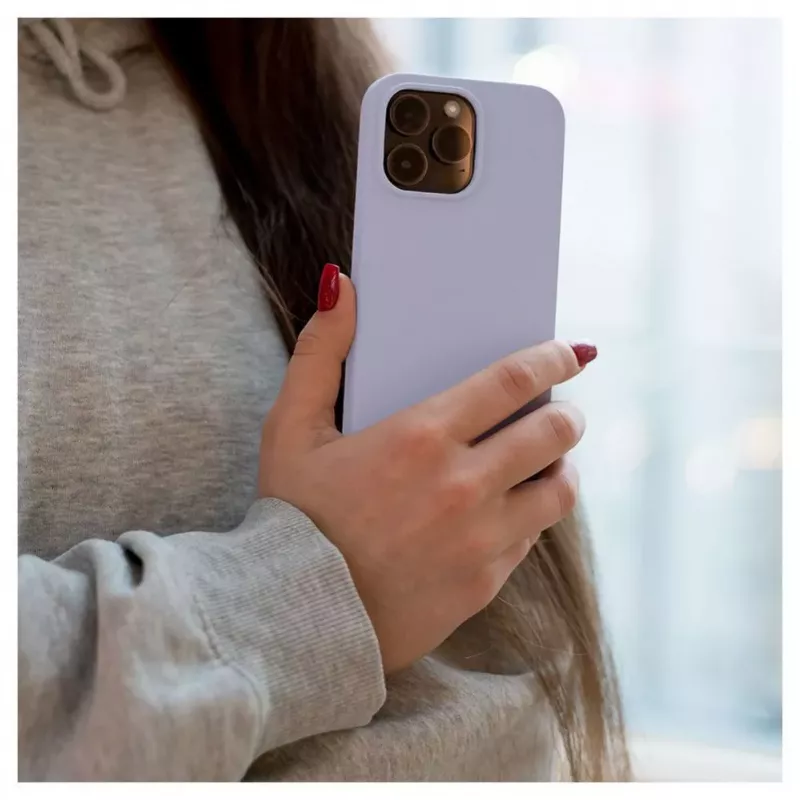 Evelatus Apple iPhone 14 Pro 6.1 Custodia in silicone Premium Soft Touch lilla