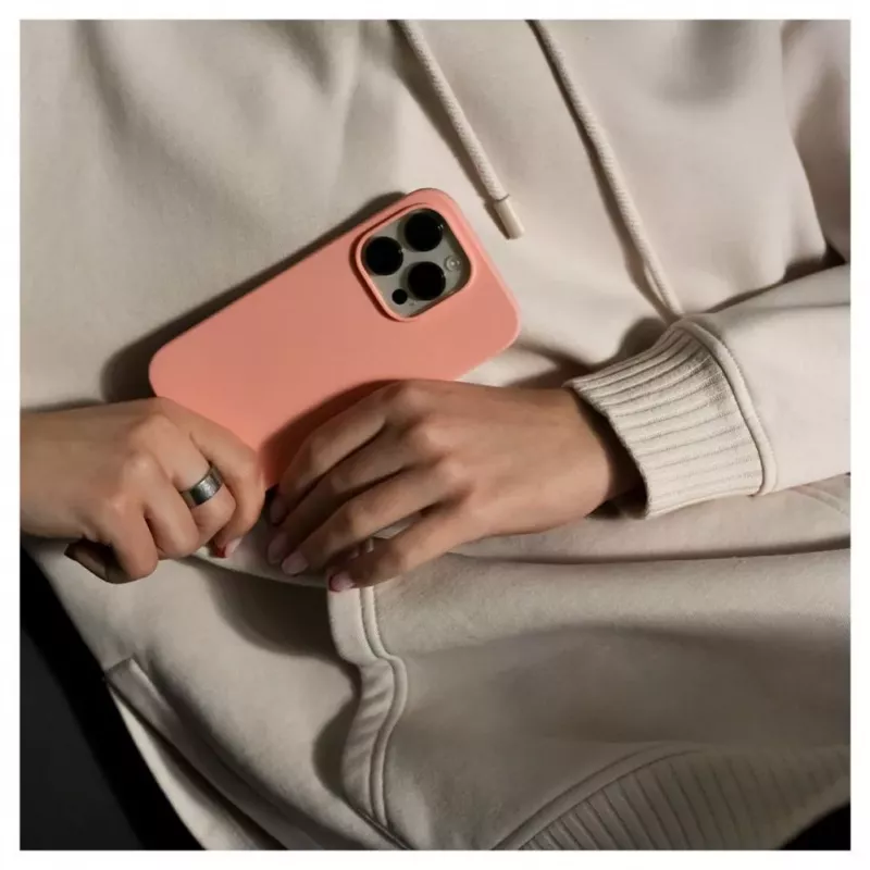 Evelatus Apple iPhone 14 Pro 6.1 Custodia in silicone Premium Soft Touch rosa chiaro