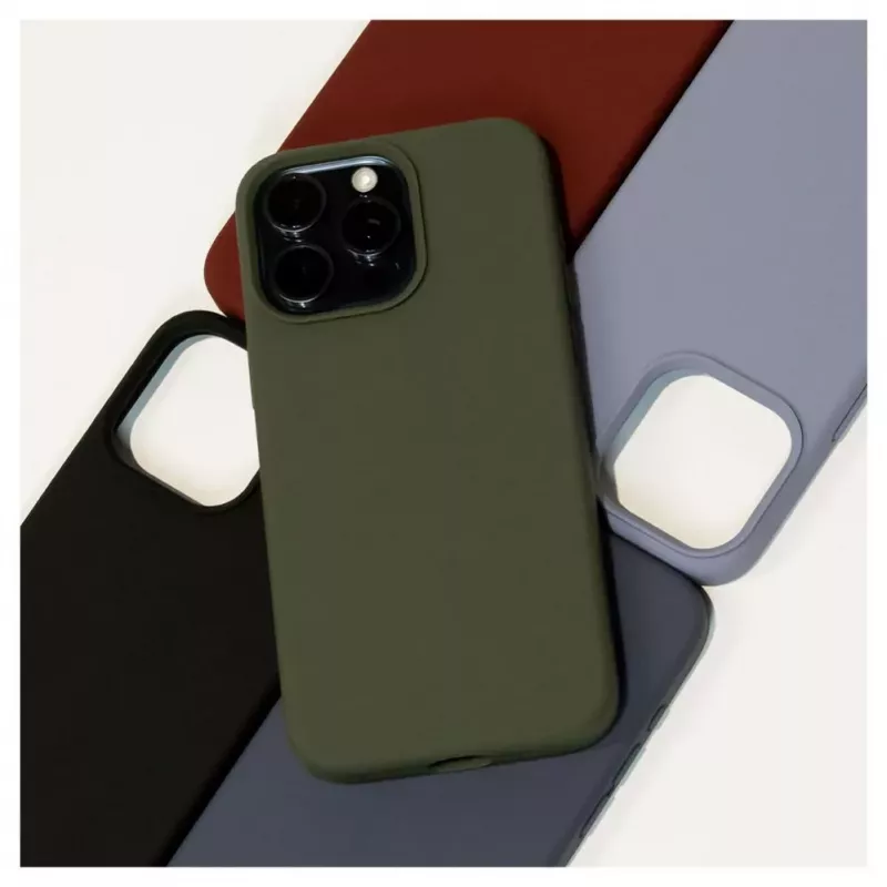 Evelatus Apple iPhone 14 Pro Max 6.7 Custodia in silicone Premium Soft Touch blu mezzanotte