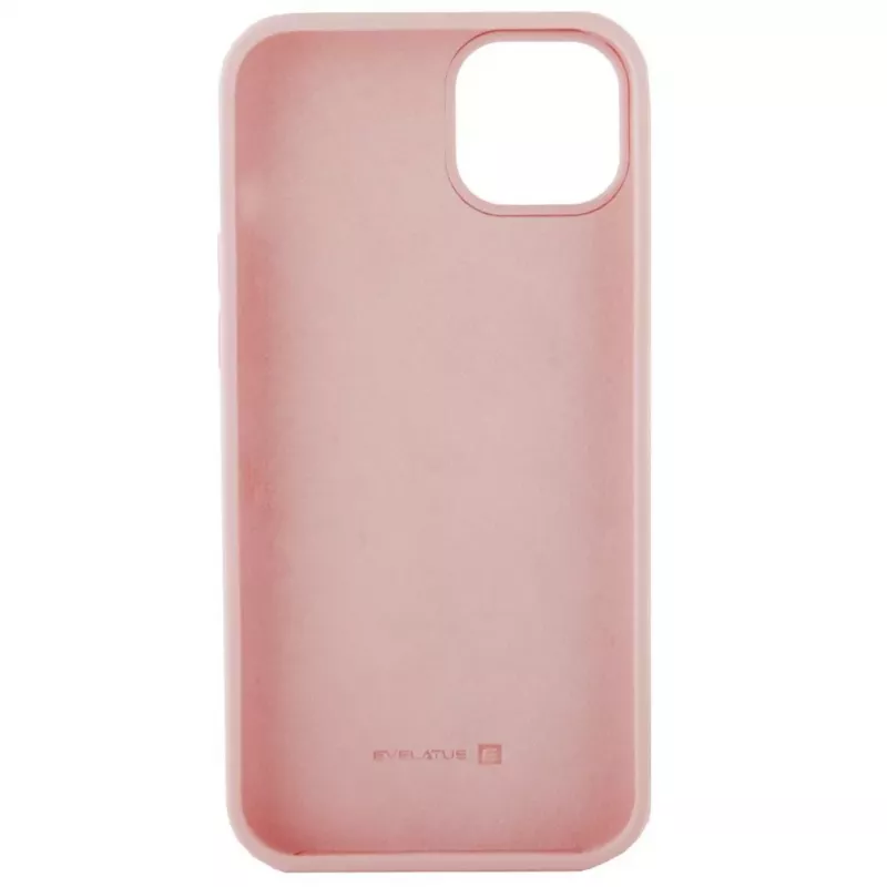 Evelatus Apple iPhone 14 Pro Max 6.7 Custodia in silicone Premium Soft Touch rosa chiaro