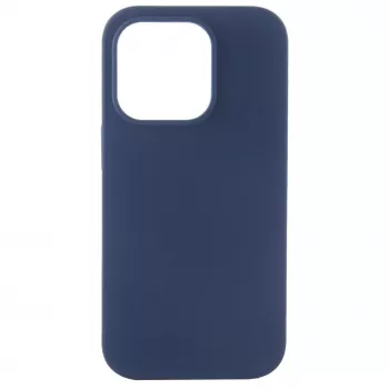 Evelatus Apple iPhone 14 Pro Max 6.7 Custodia in silicone Premium Soft Touch blu navy
