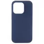 Evelatus Apple iPhone 14 Pro Max 6.7 Custodia in silicone Premium Soft Touch blu navy