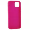 Evelatus Apple iPhone 14 Pro Max 6.7 Custodia in silicone Premium Soft Touch rosso rosato