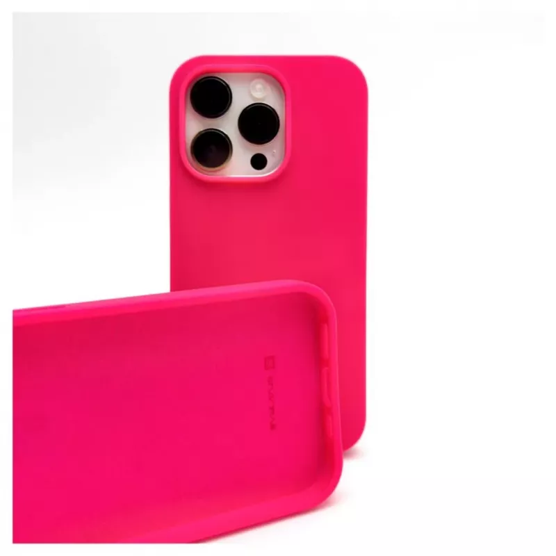 Evelatus Apple iPhone 14 Pro Max 6.7 Custodia in silicone Premium Soft Touch rosso rosato