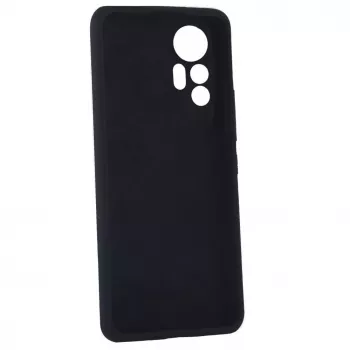 Evelatus Xiaomi 12 Lite Custodia in silicone Premium Soft Touch nero