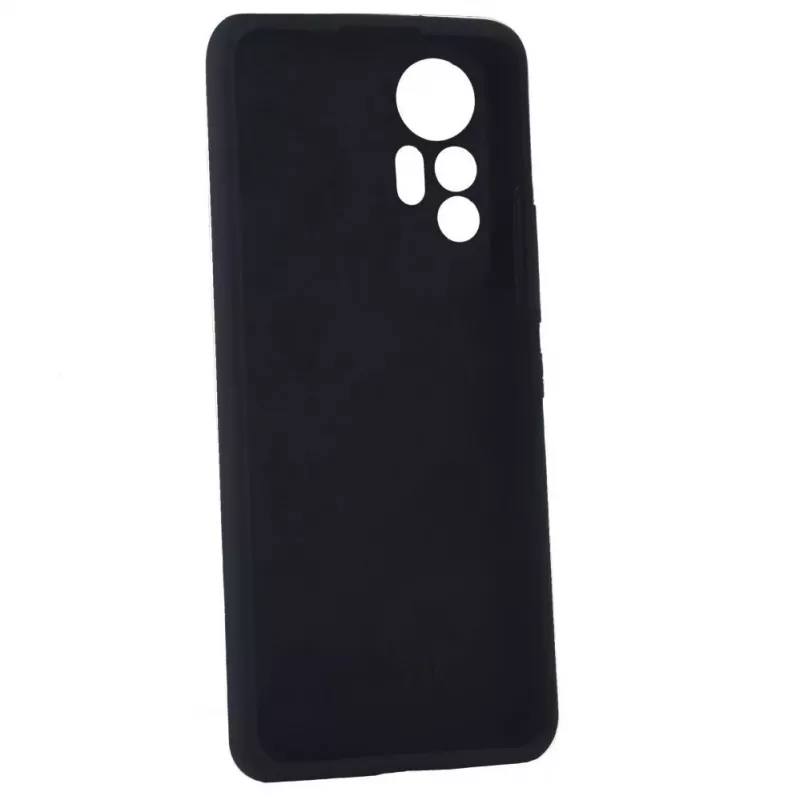 Evelatus Xiaomi 12 Lite Custodia in silicone Premium Soft Touch nero