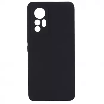Evelatus Xiaomi 12 Lite Custodia in silicone Premium Soft Touch nero