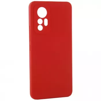 Evelatus Xiaomi 12 Lite Custodia in silicone Premium Soft Touch rosso