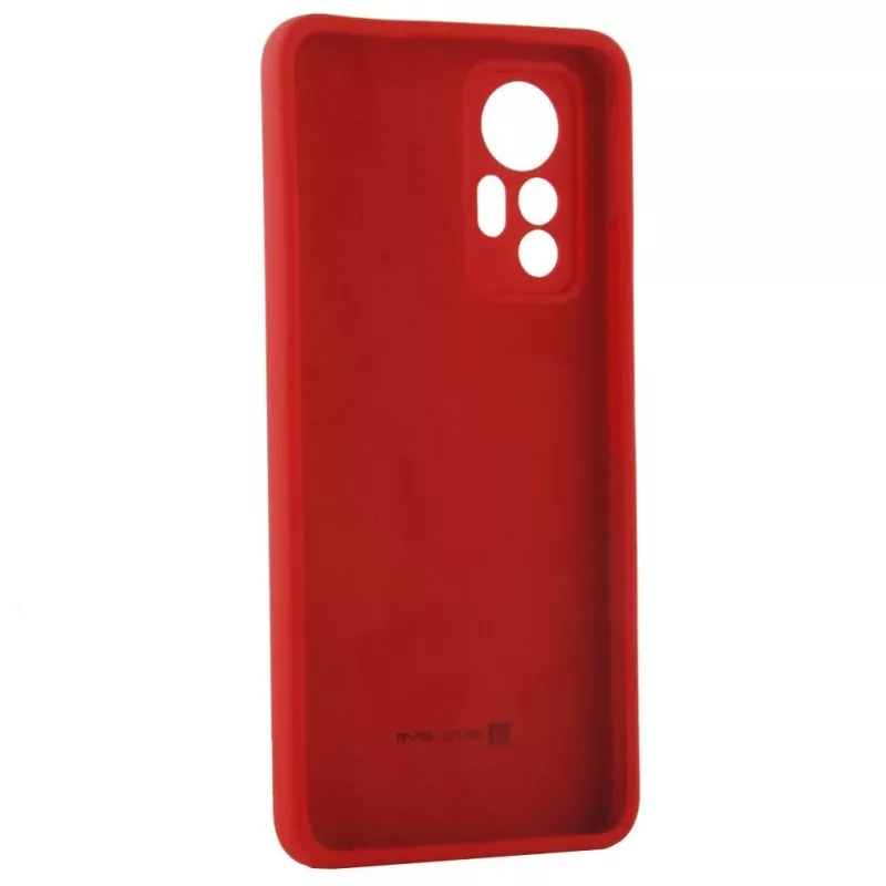 Evelatus Xiaomi 12 Lite Custodia in silicone Premium Soft Touch rosso