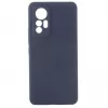 Evelatus Xiaomi 12 Lite Custodia in silicone Premium Soft Touch blu mezzanotte