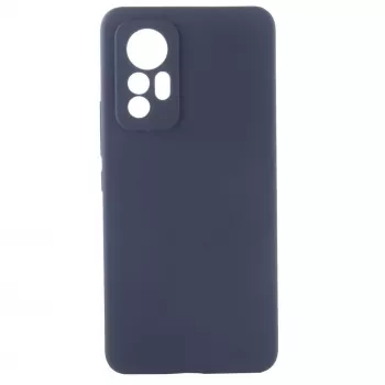 Evelatus Xiaomi 12 Lite Custodia in silicone Premium Soft Touch blu mezzanotte