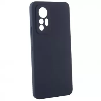 Evelatus Xiaomi 12 Lite Custodia in silicone Premium Soft Touch blu mezzanotte