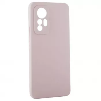 Evelatus Xiaomi 12 Lite Custodia in silicone Premium Soft Touch rosa sabbia