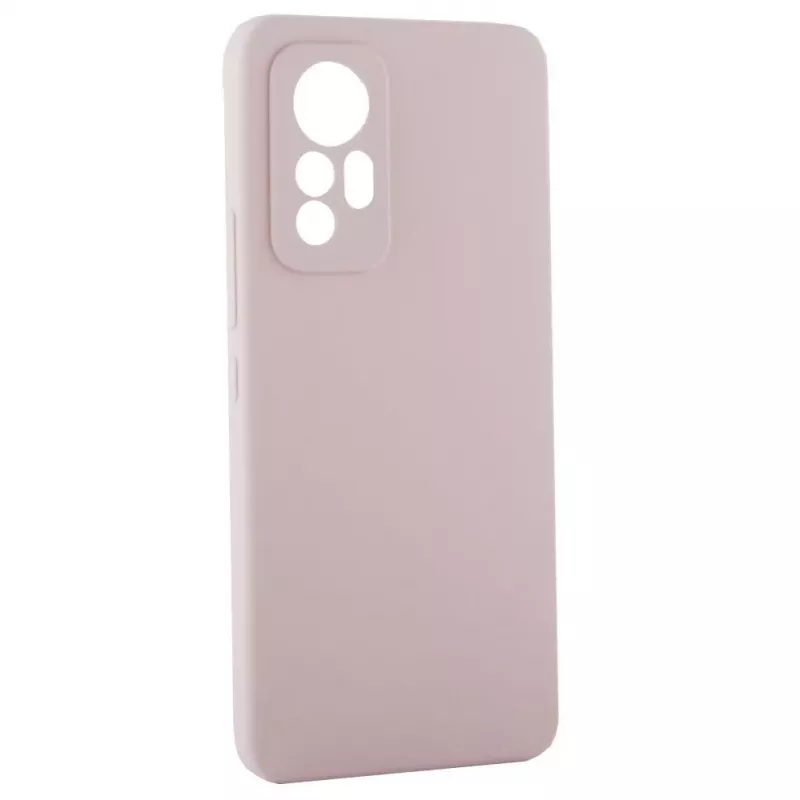 Evelatus Xiaomi 12 Lite Custodia in silicone Premium Soft Touch rosa sabbia
