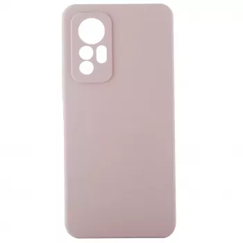 Evelatus Xiaomi 12 Lite Custodia in silicone Premium Soft Touch rosa sabbia